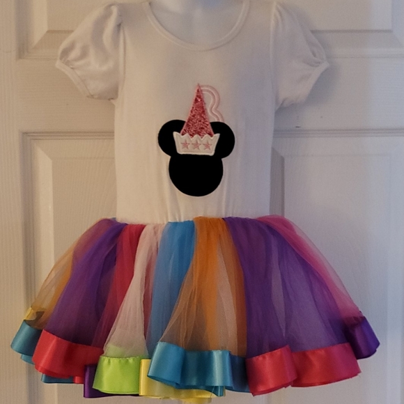 CUSTOM MADE MINNIE MOUSE B-DAY DRESS - Picture 6 of 6